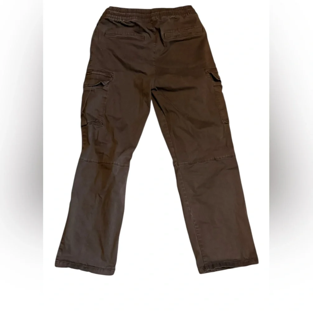 PacSun Stretch Brody Cargo Pants Brown Baggy Fit Size Small - Picture 10 of 12